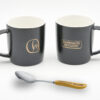 Parmigiano Reggiano mug and spoon set